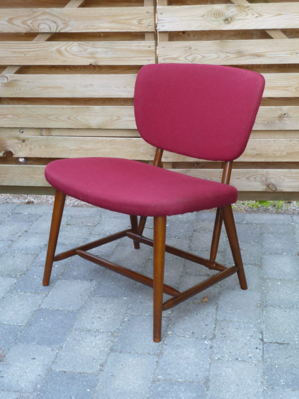 TeVe stol design Alf Svensson vintage lænestol 1950/60