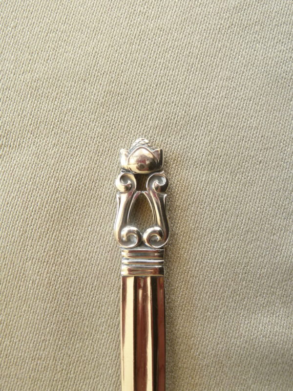 Georg Jensen Konge Acorn lille Serverings ske sterling sølv (DE) - Image 2