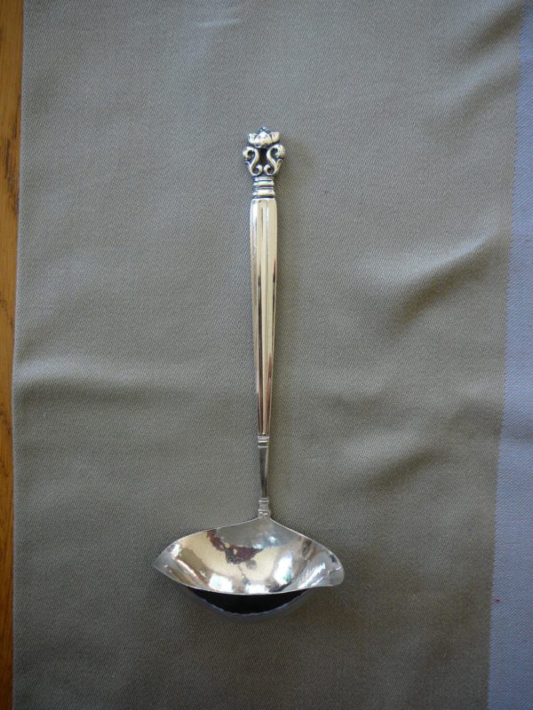 Georg Jensen Konge Sauceske sterling sølv