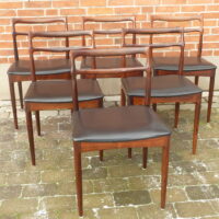 6 stk Johannes Andersen Model 95 Palisander spisebordsstole
