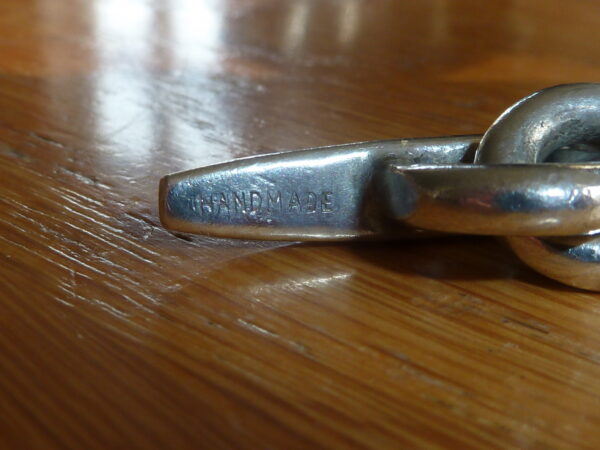 Armbånd ankerkæde sterling sølv handmade Denmark RS - Image 4