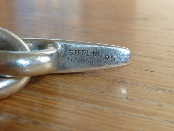 Armbånd ankerkæde sterling sølv handmade Denmark RS - Image 5