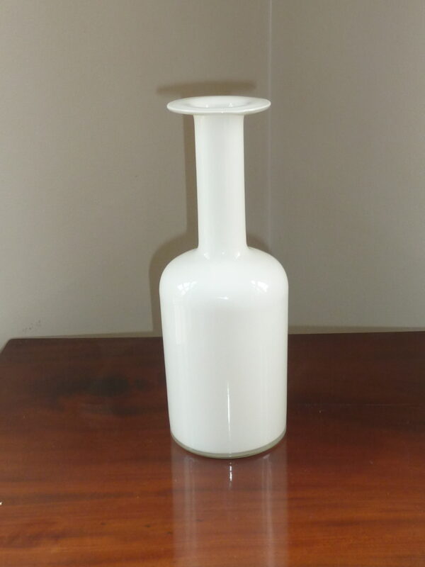 Otto Brauer flaskevase Holmegaard Hvid - Image 3