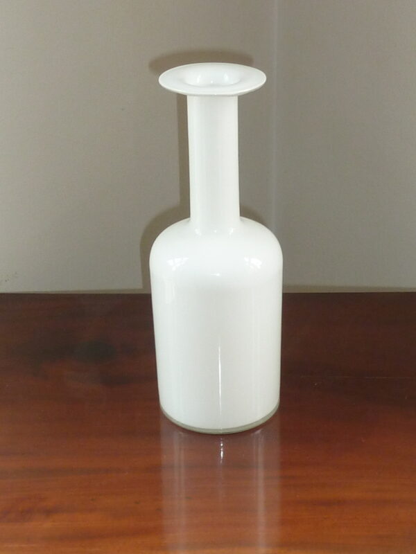 Otto Brauer flaskevase Holmegaard Hvid - Image 4