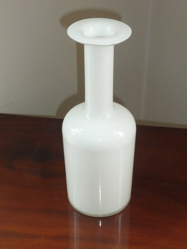 Otto Brauer flaskevase Holmegaard Hvid - Image 5