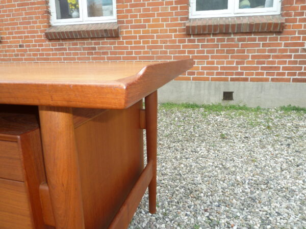 Arne Vodder Skrivebord i teak model 207 produceret hos Sibast - Image 4