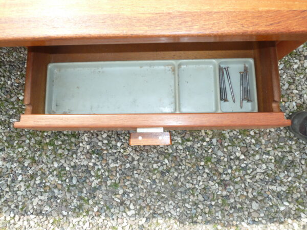 Arne Vodder Skrivebord i teak model 207 produceret hos Sibast - Image 7
