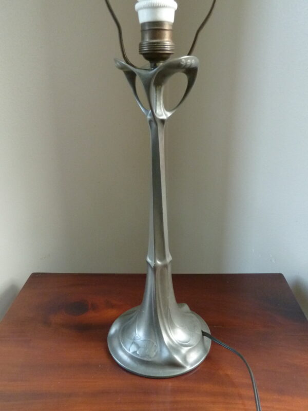 Bordlampe Art Nouveau , Kayserzinn model 4427 - Image 2