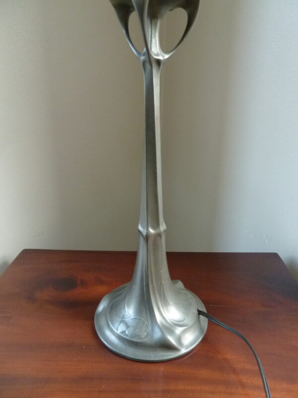 Bordlampe Art Nouveau , Kayserzinn model 4427 - Image 4