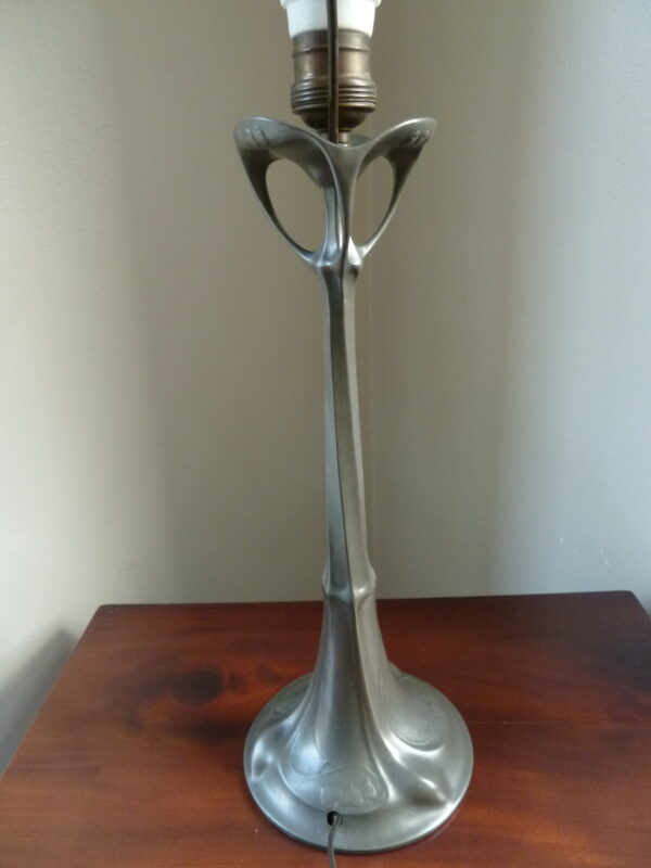 Bordlampe Art Nouveau , Kayserzinn model 4427 - Image 7