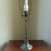 Bordlampe Art Nouveau , Kayserzinn model 4427