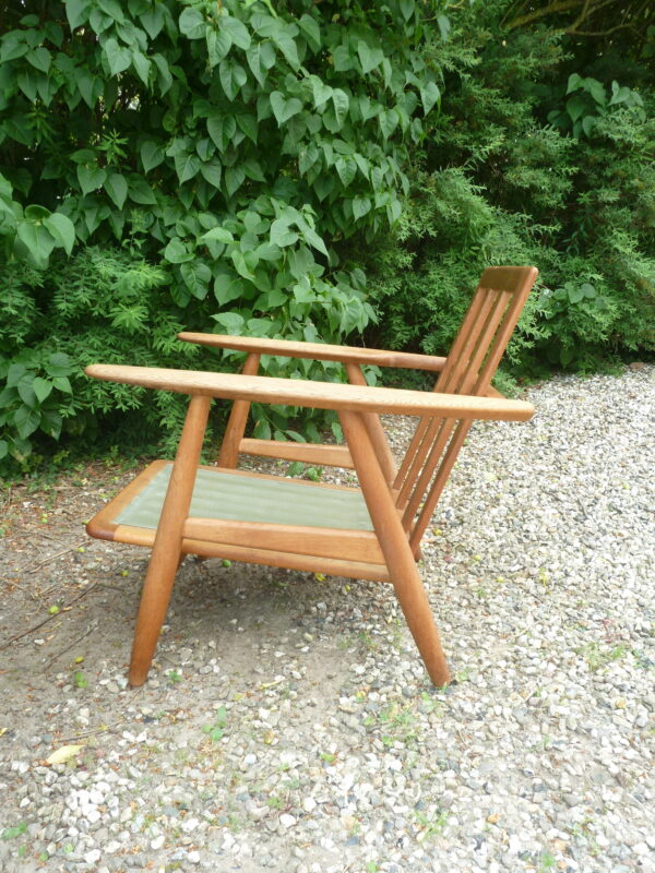 Hans J. Wegner et par vintage lænestole i eg GE240 Cigaren - Image 3