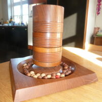 Originalt vintage teak Tårnspil Tower game Piet Hein