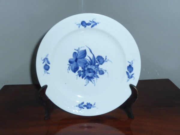Antik Blå Blomst frokost tallerken før 1870 - Image 2