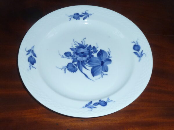 Antik Blå Blomst frokost tallerken før 1870 - Image 4