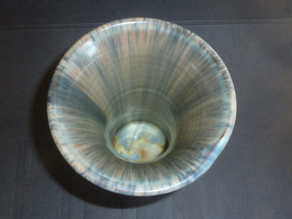 Martin  Søren Mortensen Art Deco vase 1934 grå/blålig glasur - Image 5
