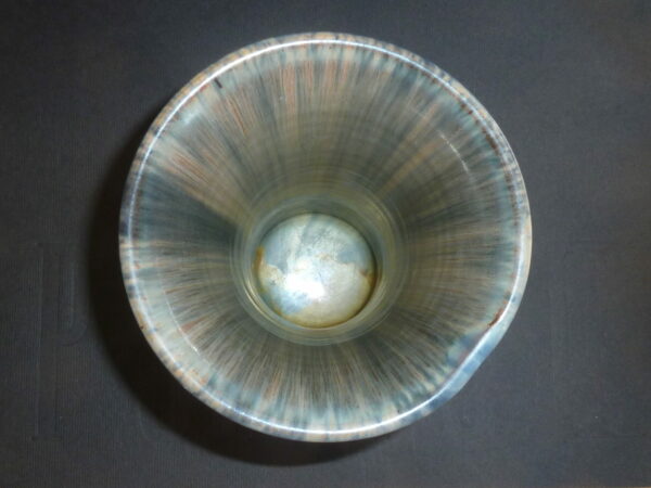 Martin  Søren Mortensen Art Deco vase 1934 grå/blålig glasur - Image 6