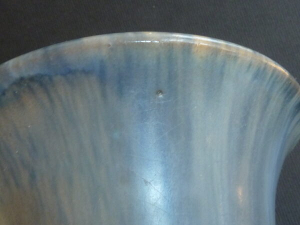 Martin  Søren Mortensen Art Deco vase 1934 grå/blålig glasur - Image 9