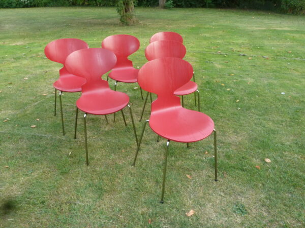 Myren 3101 4 benet spisebordsstol Arne Jacobsen - Image 6