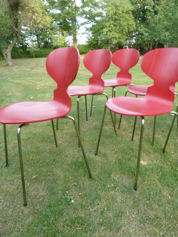 Myren 3101 4 benet spisebordsstol Arne Jacobsen - Image 7