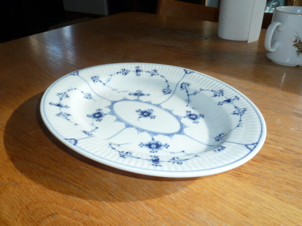 Musselmalet riflet aflangt fad 1-96 - Image 3