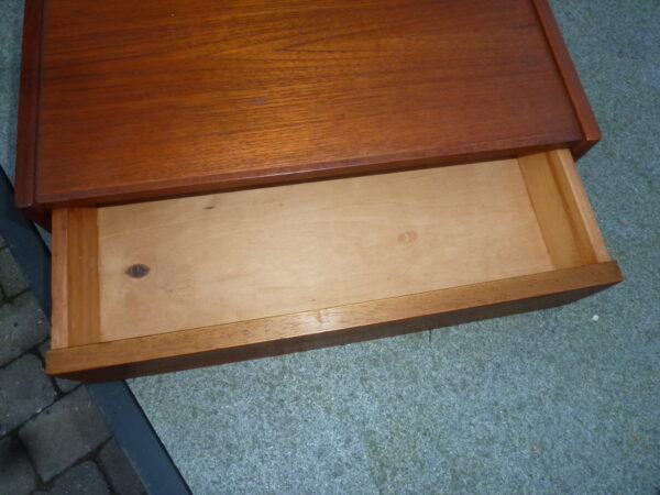 2 stk sengeborde i teak med skuffe - Image 5