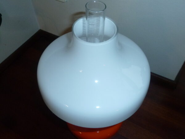 Oline petroleumslampe orange Holmegaard Fog og Mørup - Image 3
