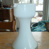 Hvid Carnaby kande Pitcher Per Lütken Holmegaard
