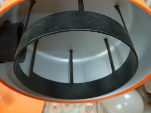 Orange vintage bordlampe Sven Middeboe for Nordisk Solar Company - Image 9