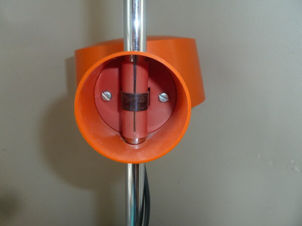 Orange vintage bordlampe Sven Middeboe for Nordisk Solar Company - Image 7