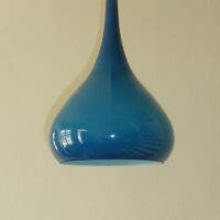 Dråbeformet 50'er pendel i Glas