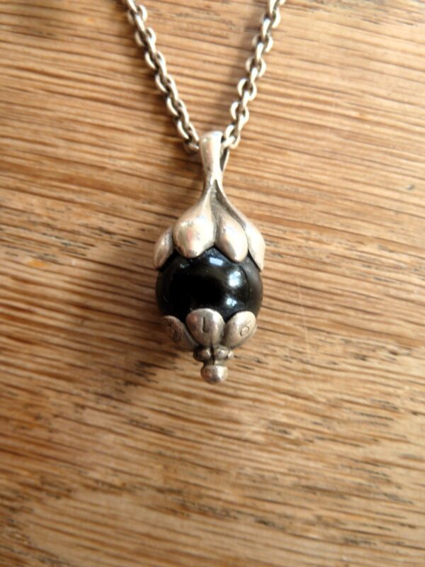 Georg Jensen Sterling Silver Pendant of the Year 1991 - Image 3