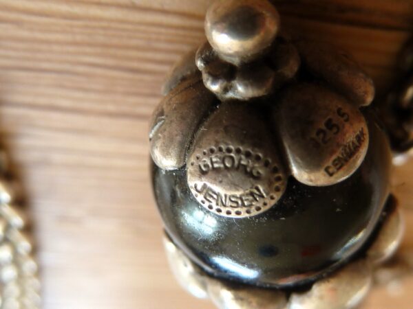Georg Jensen Sterling Silver Pendant of the Year 1991 - Image 4