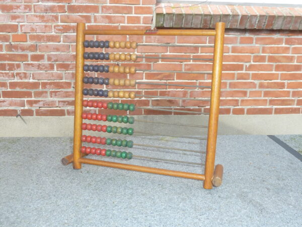 Flot vintage LEGO kugleramme i træ - Image 2