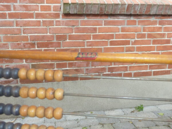 Flot vintage LEGO kugleramme i træ - Image 3