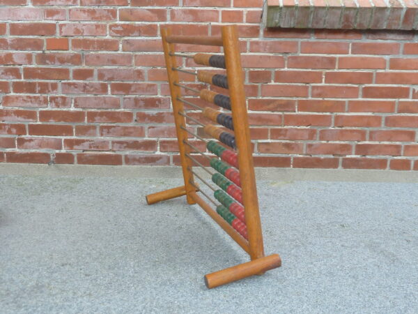 Flot vintage LEGO kugleramme i træ - Image 8
